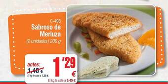 Abordo Sabroso De Merluza oferta