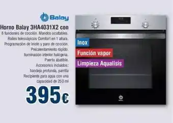 FROIZ Horno Balay 3ha4031x2 Con oferta