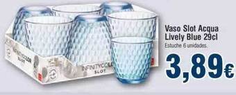 FROIZ Vaso Slot Acqua Lively Blue oferta