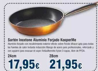 FROIZ Sartén Inoxtone Aluminio Forjado Kooperme oferta