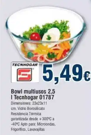 FROIZ Bowl Multiusos 2.5 L Tecnhogar 01787 oferta