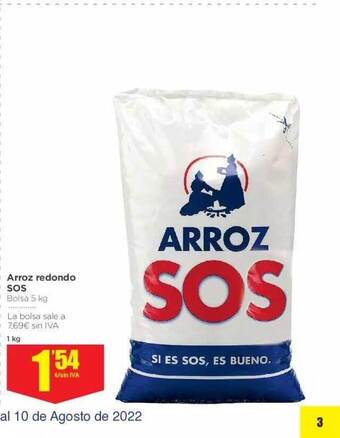 Makro Arroz Redondo Sos oferta