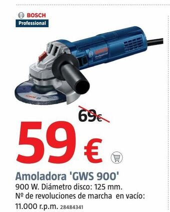 Bauhaus Amoladora bosch oferta