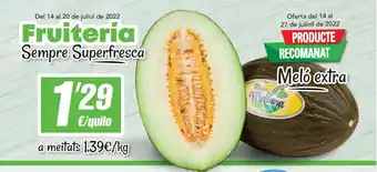 SPAR Meló extra Fruiteria oferta