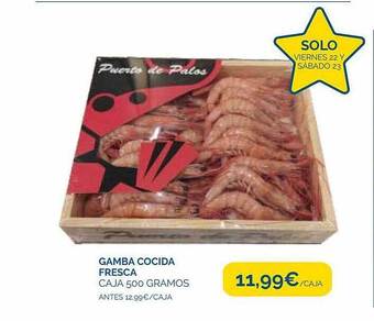 Cash Ecofamilia Gamba Cocida Fresca oferta