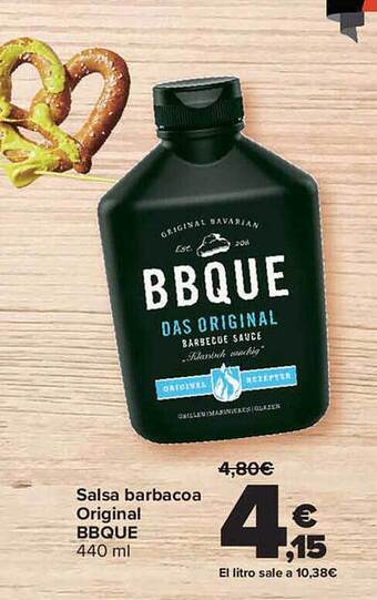 Carrefour Salsa Barbacoa Original Bbque oferta