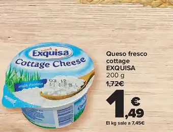 Carrefour Queso Fresco Cottage Exquisa oferta