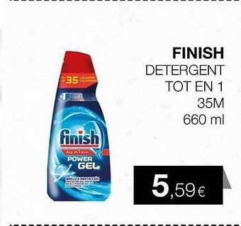 Plusfresc Finish Detergent Tot En 1 oferta