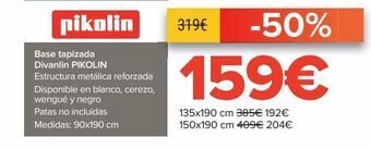 Carrefour Base tapizada divanlin pikolin oferta