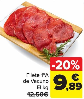 Carrefour Filete 1º a de vacuno oferta