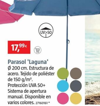 Bauhaus Parasol laguna oferta