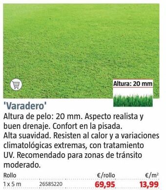 Bauhaus Césped artificial oferta