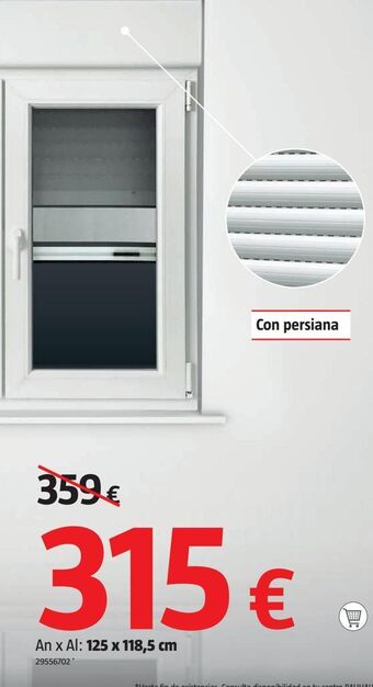 Bauhaus Ventana de pvc oferta