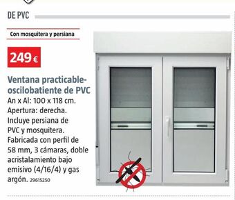 Bauhaus Ventana de pvc oferta