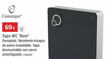 Bauhaus Tapa de wc camargue oferta