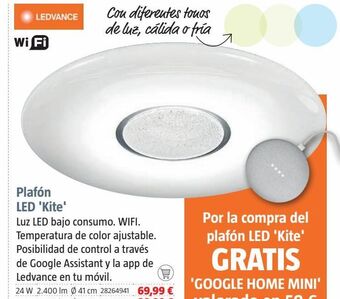 Bauhaus Plafones led oferta