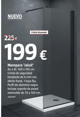 Bauhaus Mampara de ducha oferta