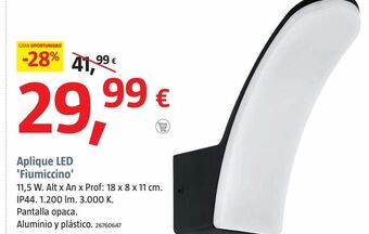 Bauhaus Apliques led oferta