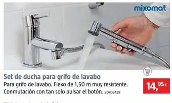Bauhaus Set de ducha para grifo de lavabo mixomat oferta