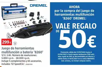 Bauhaus Juego de herramientas multifunción a batería dremel oferta