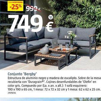 Bauhaus Conjunto Bergby oferta