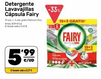 AhorraMas Pastillas para lavavajillas fairy oferta