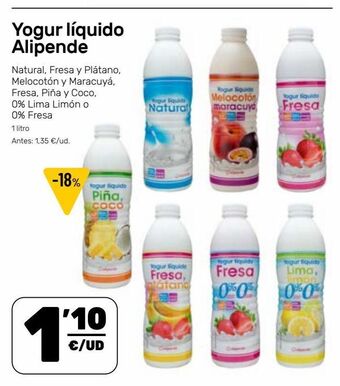 AhorraMas Yogur líquido alipende oferta