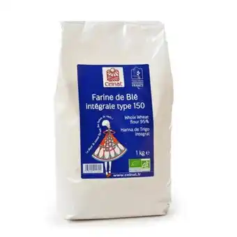 NutriTienda Harina de trigo integral type-150 bio 1 kg oferta