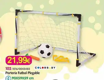 Super Juguete Portería futbol plegable color baby oferta
