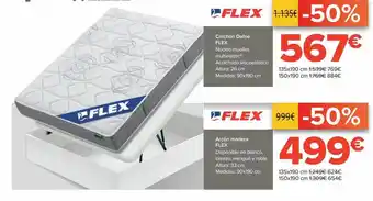 Carrefour Colchón dafne flex o arcón madera oferta