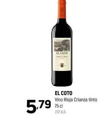 Coviran El coto vino rioja crianza tinto oferta