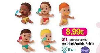 Super Juguete Amicicci surtido bebés oferta