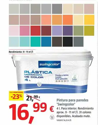 Bauhaus Pintura para paredes 'swingcolor' oferta