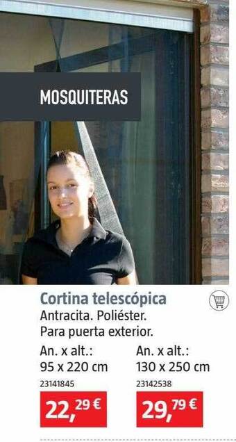 Bauhaus Cortina telescópica oferta