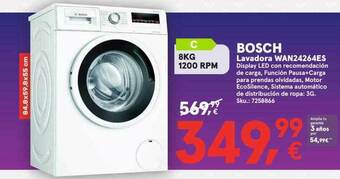 Worten Bosch lavadora wan24264es oferta