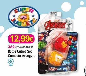 Super Juguete Battle cubes set combate avengers oferta