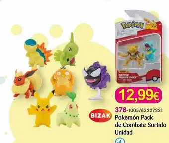 Pokemón pack de combate surtido bizak