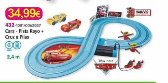 Cars pista rayo + cruz a pilas