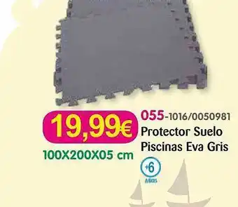 Super Juguete Protector suelo piscinas eva gris oferta