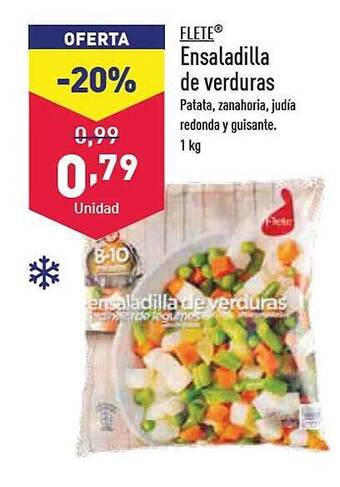 ALDI Flete ensaladilla de verduras oferta