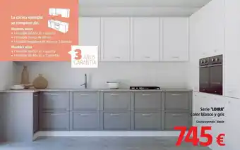 Bauhaus Serie loira color blanco y gris oferta