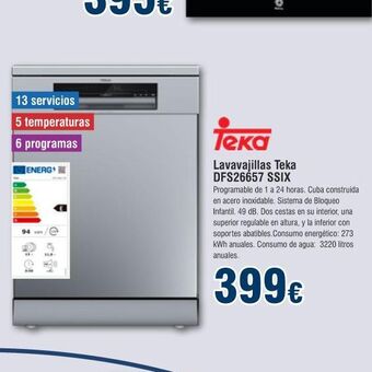 FROIZ Lavavajillas teka oferta