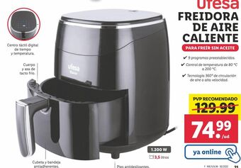 Lidl Freidora ufesa oferta