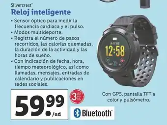 Lidl Reloj inteligente silvercrest oferta