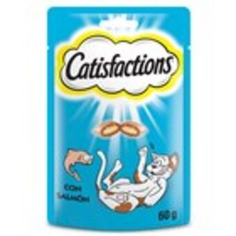 Plusfresc Snack per a gat sabor salmó catisfactions, 60 grams oferta