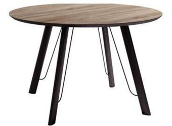 Mobiprix Mesa de comedor redonda tracia oferta