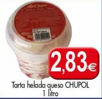 Congelados Copos Chupol Tarta helada queso 1 litro oferta