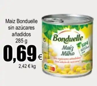 FROIZ Bonduelle Maiz Sin Azúcares Añadidos 285 g oferta