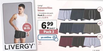 Lidl Calzoncillos livergy oferta