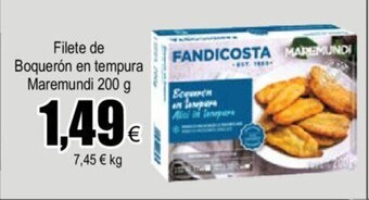 FROIZ Filete de Boquerón en tempura Maremundi 200 g oferta